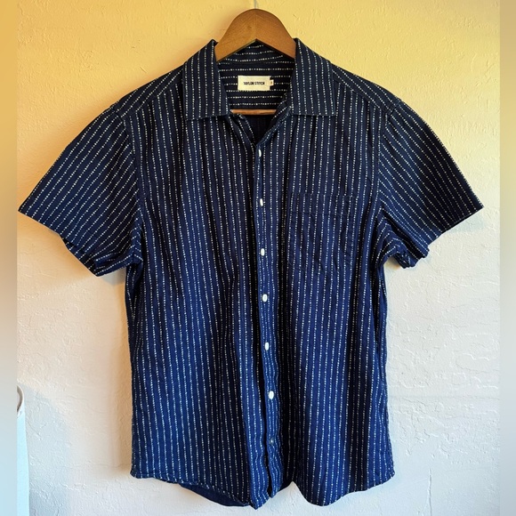 Taylor Stitch Other - The Short Sleeve Hawthorn in Indigo Moon-phase - Size 38
